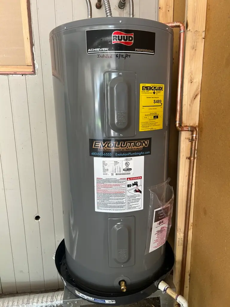 Evolution Plumbing finished service work